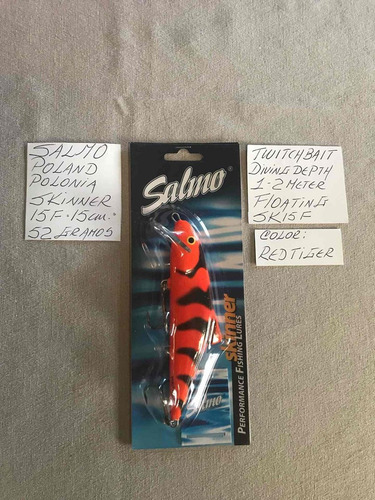 Señuelo Pescar-salmo-polonia-skinner-15cm.float-red Tiger-
