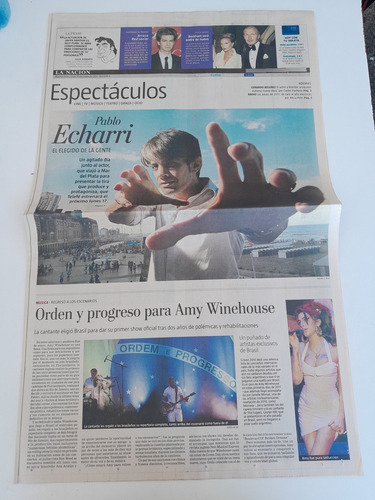 Suplemento Nacion Espectáculos Echarri Amy Winehouse 2011