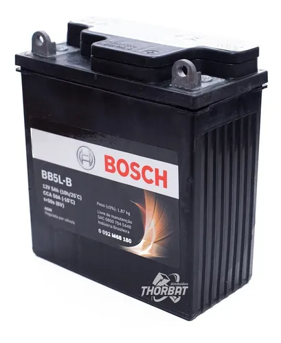 Bateria Moto Bosch Crypton 105/115 12v 5ah Bb5l-b (yb5l-b)
