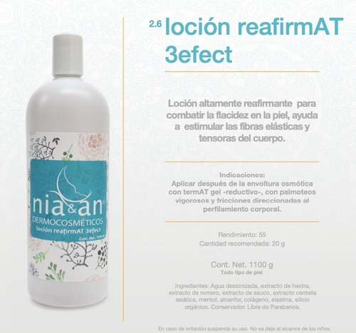 Loción De Sellado Reafirma Reduce Tonifica 1lt Cabina Spa