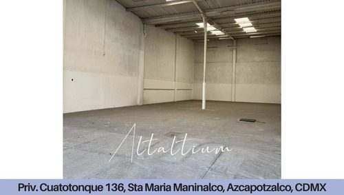 Bodega En Venta Privada Cuatotonque 136, Santa María Malinalco, Azcapotzalco, Cdmx. Vg5-di