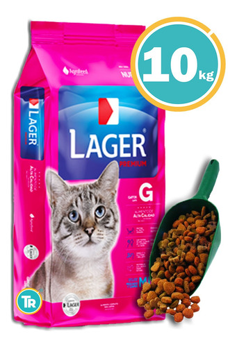 Imagen 1 de 5 de Ración Para Gato - Lager Adulto + Obsequio Y Envío Gratis