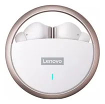 Comprar Audífonos Lenovo Lp60 Tws -hifi- Anillo Giratorio De Metal Color Rosa Color De La Luz Azul Claro