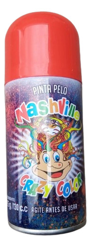 Pinta Pelo Nashville Aerosol Lavable X Unidad.