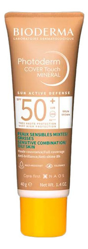 Bioderma Cover Touch Mineral Fps 50+ Escuro Prot Sol Fac 40g