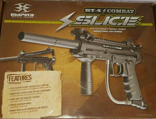 Marcadora De Paintball Bt Combat Slice Completa, 