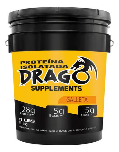 Drago Supplements Proteína Isolatada 5kg 131 Serv Galleta