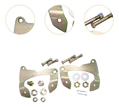 Kit De Soporte De Pinza De Freno De Disco Delantero Para