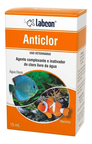 Imagem 1 de 1 de Alcon Labcon Anticlor 15 Ml - Anticloro - Removedor De Cloro
