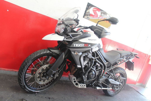 Imagem 5 de 11 de Triumph Tiger 800 Xcx 800xcx Abs 2017 Branca Branco