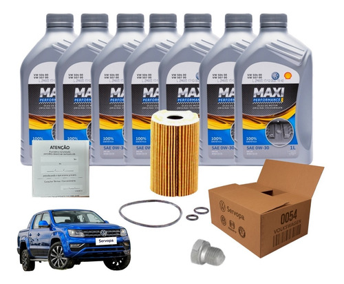 Kit 7l Óleo+filtro Diesel Amarok 0w30 Maxi Performance 507