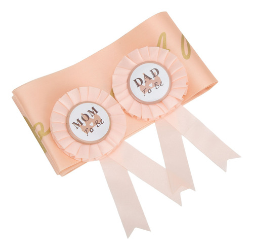 Alfinetes De Chá De Bebê Tiara Strap Badge Eternal Wreath Fl