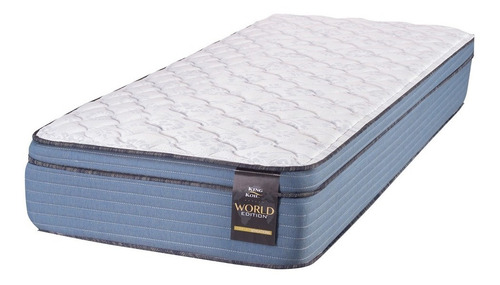 Imagen 3 de 9 de Sommier Colchon King Koil Aspen 1 1/2 Plazas 100 X 190