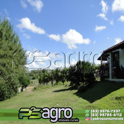 Chácara Com 5 Dormitórios À Venda, 7300 M² Por R$ 490.000 - Conde/pb - Ch0016