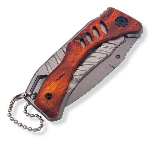 Canivete Browning X61 Tático Discreto Cabo Madeira