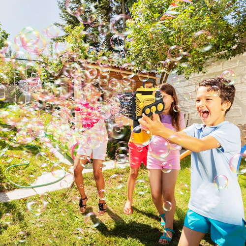 Maquina Sopladora Bubble Guns Maker Bubbles Maker, 80 Agujer