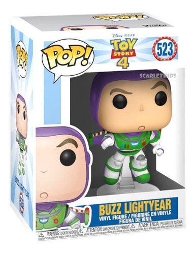 Funko Pop! Toy Story 4 Buzz Lightyear 523 Orig Scarlet Kids
