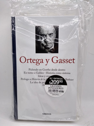 Grandes Pensadores Gredos #32 Ortega Y Gasset Vol 2