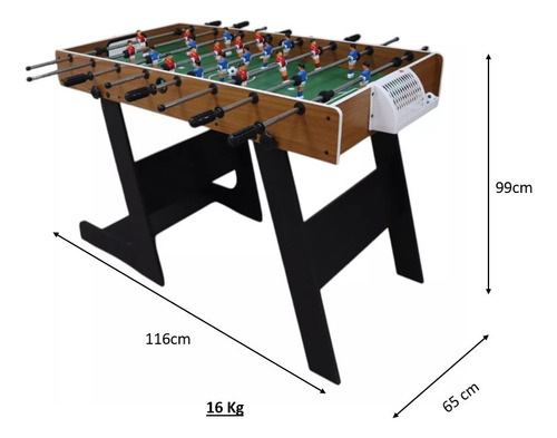 Mesa De Futbolito Pasion Futbolera Unisex