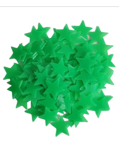 Estrellas Fluorescentes Para Techo X 100 Unidades