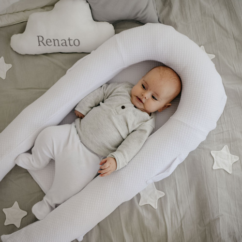 Nido De Contención Premium, Con Colchoncito, Para Bebés Color Blanco