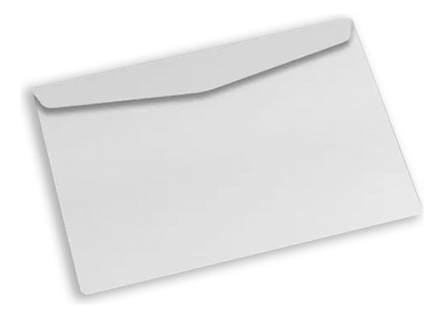 Envelope Carta Oficio 11,4x22,9cm Cof20 Cx. C/ 1000 Un Cor Branco Nome Do Desenho Cof 020