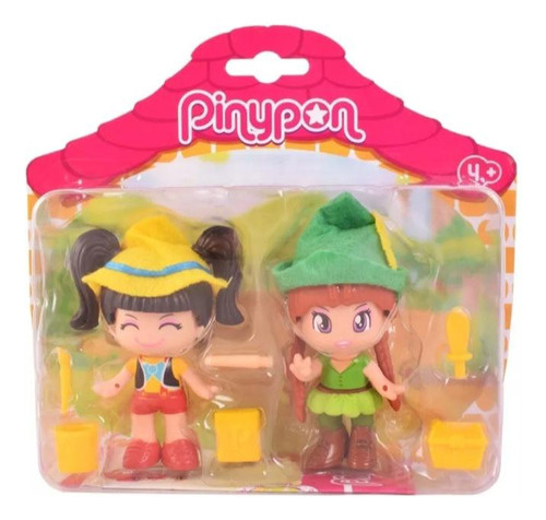Pinypon Cuentos - Pinocho & Peter Pan - Sin Brilllo