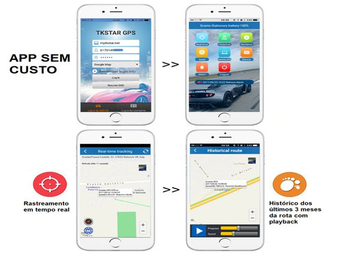 Rastreador Automotivo Portátil Tkstar Sem Fio E Sem Mensalidade, Não Precisa De Instalação Melhor Mercado Mais Vendido