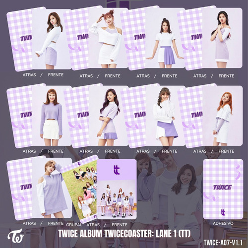 Photocards Twice -  Twicecoaster: Lane 1 - Tt