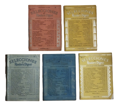 1940 -41 Selecciones Del Reader's Digest 10 Primeros Numeros