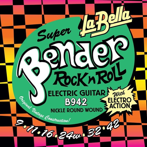 Encordado La Bella 09 Para Guitarra Electrica