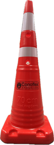  Pack X 2 Cono Vial 70-75cm King Cone Semiflexible Conoflex