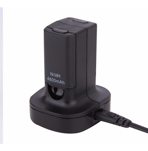 Imagen 3 de 6 de Base Dual Cargadora + 2 Pilas Recargables 4800 Mah Xbox 360
