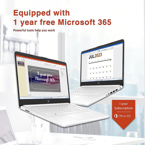 Laptop 14 Hd, Intel Celeron, 16 Gb Ram, 320 Gb, Office 365, Blanco
