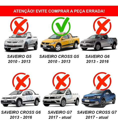 Imagem 4 de 5 de Moldura Do Para-choque Dianteiro Esquerda Saveiro G5 Cross