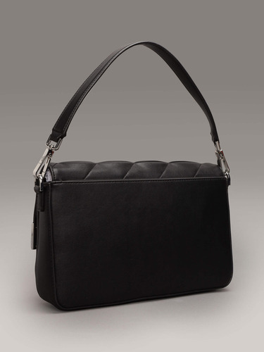 Bolsa Negra Crossbody Calvin Klein Con Logo De Mujer