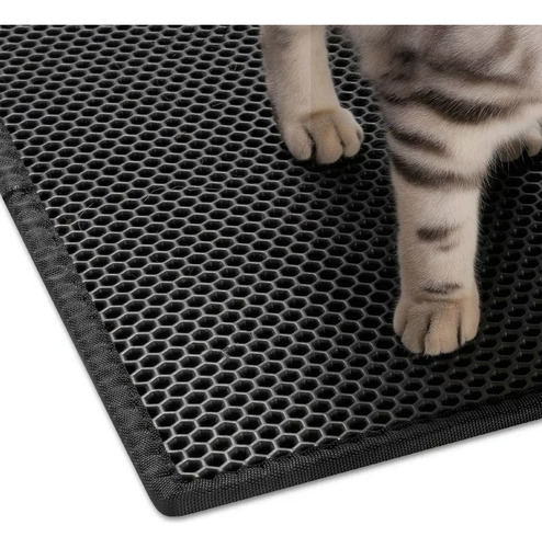 Tapete Para Arenero De Gato Xl 2 Capa Rascador Atrapa Arena