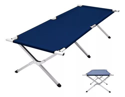 Catre Cama Plegable Metálico Con Bolso P/ Camping — El Rey del