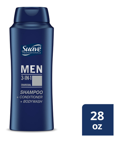 Champú Y Acondicionador 28 Onzas Suave Para Hombre 3 En 1