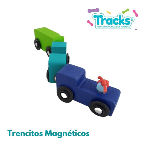 Imagen 4 de 10 de Tracks Pistas Circuito Con Cochera Y Tren Magnetico Extensib