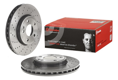 Par De Discos Freio Brembo Mercedes A160/a200/a250 2012-2018