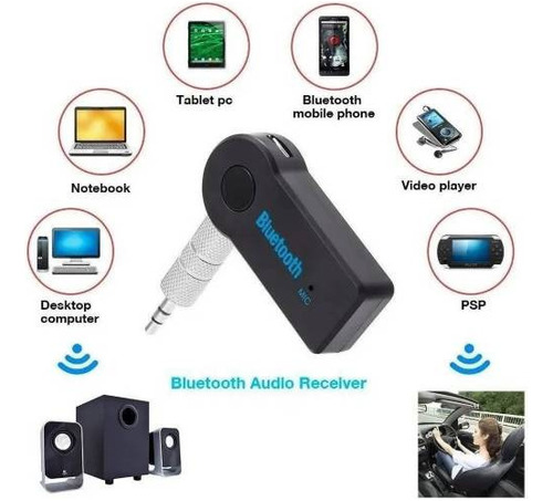 Receptor Bluetooth Auto Inalambrico Recargable Manos Libre