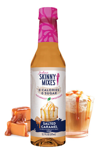 Jordan's Skinny Syrups Salted Caramelo Jarabe Para Cafe375ml