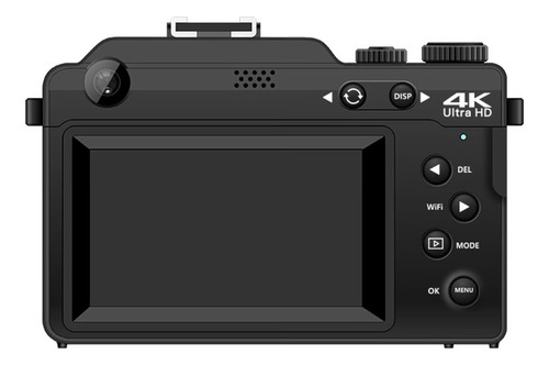 Cámara Digital Selfie Slr 4k 48mp Fsd-x9 Negro 64gb