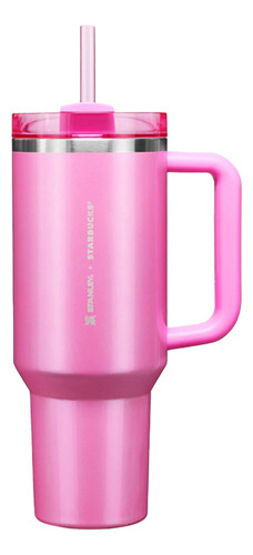 Termo Stanley Adventure Quencher Flowstate X Starbucks Pink