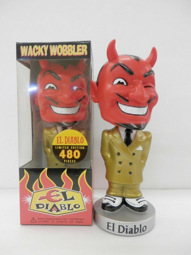 Funko El Diablo - Gold Suit Version Wacky Wobbler Exclusive