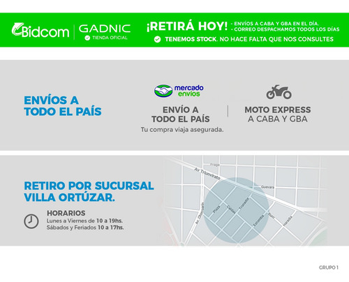 Cargador Inalámbrico 15w Carga Rápida Gadnic Portátil Usb C