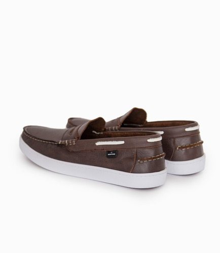 Imagen 3 de 4 de Zapato Nautico Coast Mocasin Cuero Boating Hombre