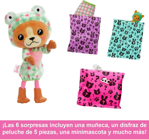 Barbie Chelsea Cutie Reveal Perro Rana