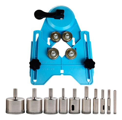 Bit Holesaw Jig Posição Da Copa De Sucção Única Azul